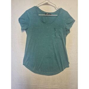 The North Face T-Shirt Womens Medium Blue Short Sleeve Outdoors Hiking Running